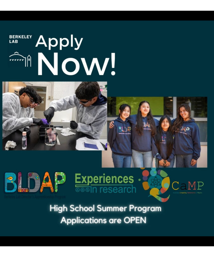 Berkeley Lab Summer Programs