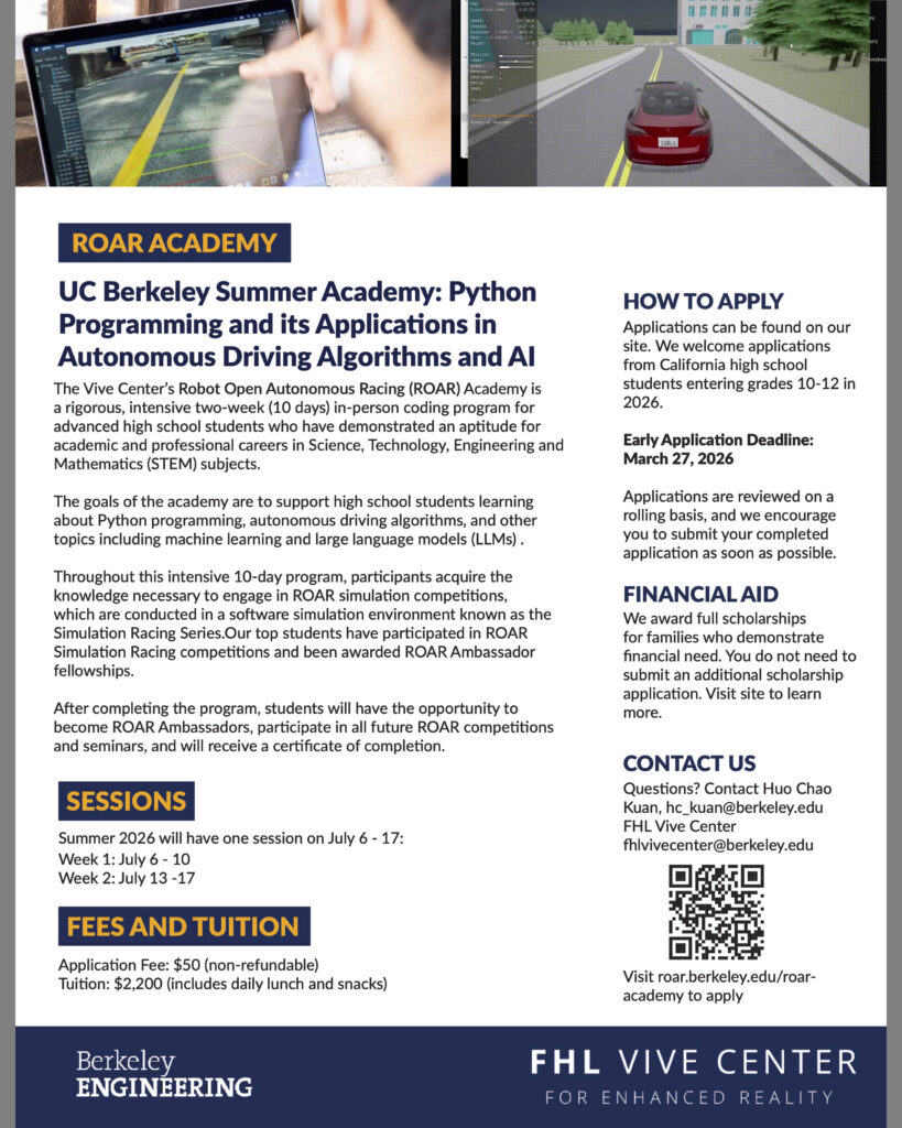 Summer 2026 ROAR Academy