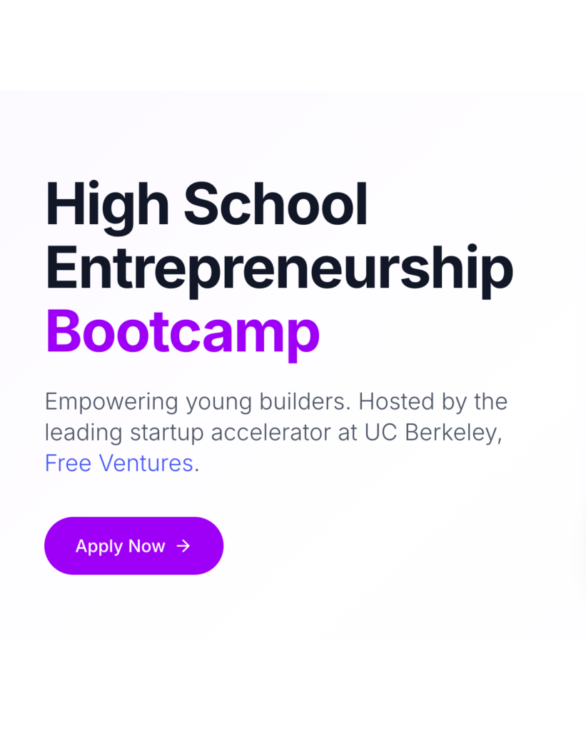 High School Entrepreneurship Bootcamp