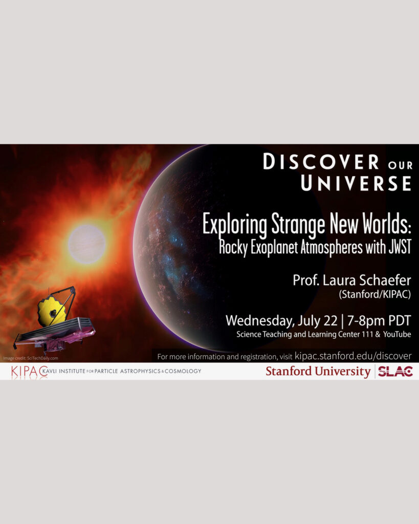 (Public Astronomy Lecture) Exploring Strange New Worlds: Rocky Exoplanet Atmospheres with JWST