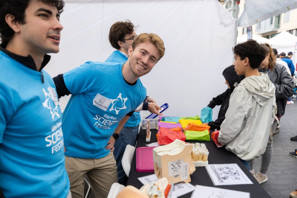 Volunteer opportunities for teens (16+) at the Bay Area Science Festival
