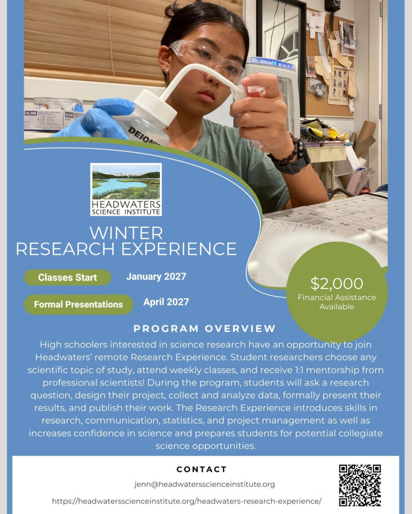 Headwaters Research Experience