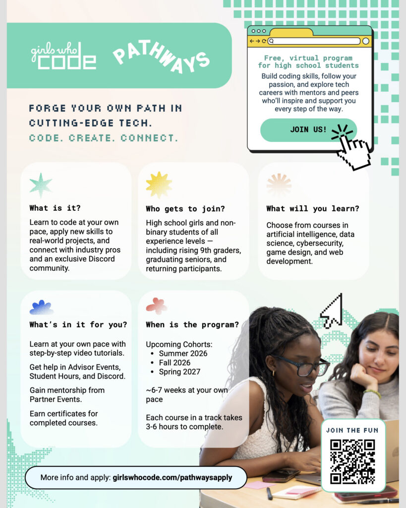 Girls Who Code is Accepting Applications for Spring Pathways 2027