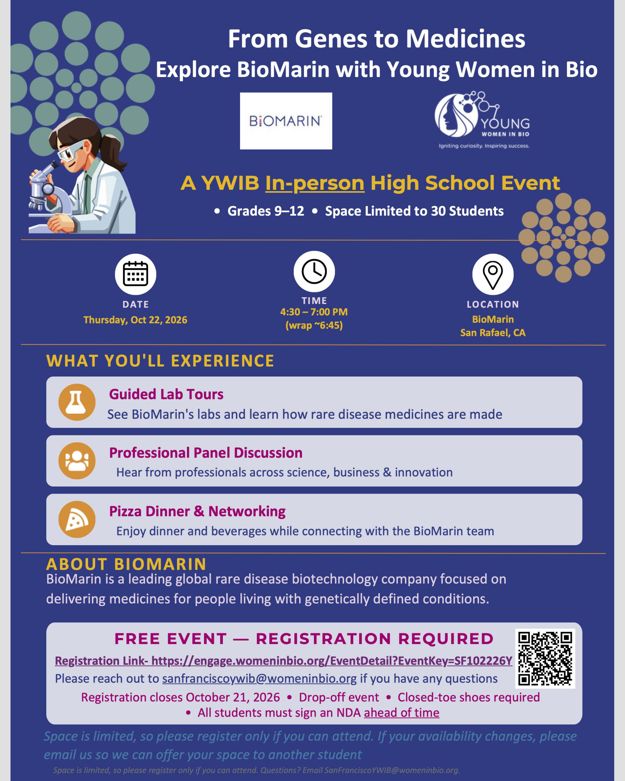Event flyer. Information provided on the flyer is included in this post or the linked website.